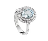 Anello Salvini Donna Sorrento in Oro bianco Acquamarina 0.32 Ct 20063580 - 20063580